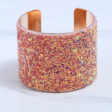 Sequin Shine Cuff Variable Bangle Women