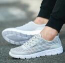 2018 Men Shoes Summer Sneakers Breathable Casual Shoes Couple Lover Fashion  Lace up Mens Mesh Flats Shoe Big Plus Size