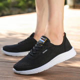 2019 Men Casual Shoes Sneakers Breathable Mesh Ultralight Comfortable Outdoor Walking Footwear Men Lace Up Flats Big Sizes