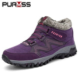 2019 New Winter Men Shoes Fur Loafers Keep Warm Men Casual Shoes Plush Outdoor Snow Sneakers Zapatillas Sapato Masculino