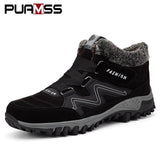 2019 New Winter Men Shoes Fur Loafers Keep Warm Men Casual Shoes Plush Outdoor Snow Sneakers Zapatillas Sapato Masculino