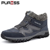 2019 New Winter Men Shoes Fur Loafers Keep Warm Men Casual Shoes Plush Outdoor Snow Sneakers Zapatillas Sapato Masculino