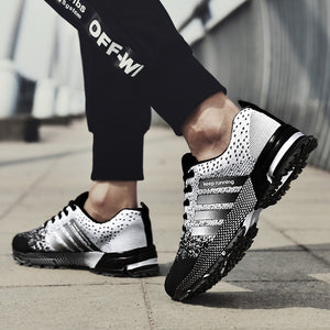 2019 Sport Running Shoes Men Couple Casual Shoes Men Flats Outdoor Sneakers Mesh Breathable Walking Footwear Sport Trainers