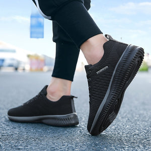 2019 Spring Mesh Men Casual Shoes Lac-up Men Shoes Lightweight Comfortable Breathable Walking Sneakers Tenis Feminino Zapatos