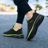 2019 Spring Mesh Men Casual Shoes Lac-up Men Shoes Lightweight Comfortable Breathable Walking Sneakers Tenis Feminino Zapatos