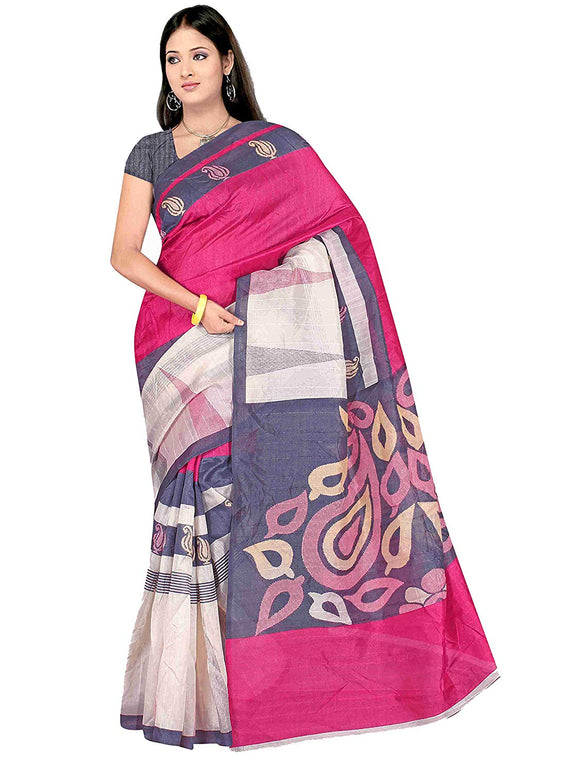 Winza Designer Cotton Saree with Blouse Piece