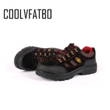 COOLVFATBO Men's Work & Safety Boots Shoes Outdoor Steel Toe Cap Military Men Construction Anti-slip Puncture Proof Boots Size46