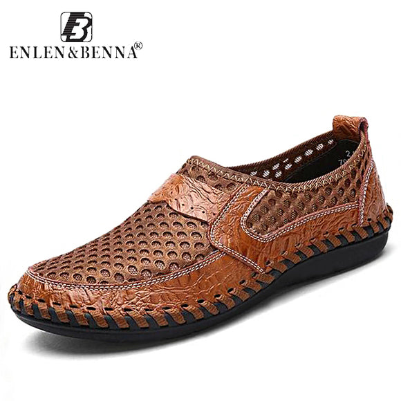 Casual Shoes Men Summer Breathable Mesh Footwear Fashion Soft Male Outdoor Moccasins Comfortable Tennis Loafers