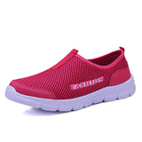 Fashion summer shoes men casual air mesh shoes large sizes 38-46 lightweight breathable slip-on flats chaussure homme