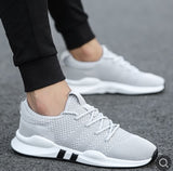 KRIATIV Lightweight Sneakers Mens Shoes Sport Trainers White Breathable Soft Comfortable Sneakers 2018 Spring Summer