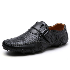 Luxury Casual Shoes Men Loafers Genuine Leather Flat Slip on High Quality Designer Shoes Men Moccasins Sneaker Footwear Male
