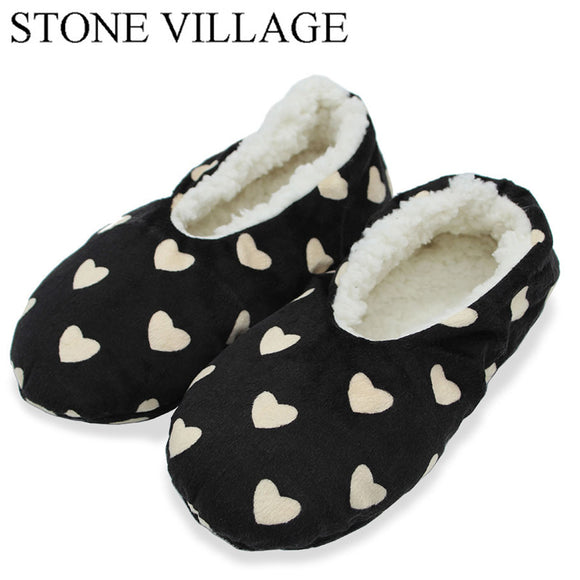 STONE VILLAGE New Arrival Heart Pattern Spring & Autumn Slippers Women Home Shoes Comfortable Indoor House Women Slippers Flats