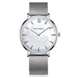 Simple Wristwatch Time Fashion Casual Life Waterproof Female Male Watches Quartz Watch Women Men Stainless Steel Strap
