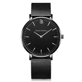 Simple Wristwatch Time Fashion Casual Life Waterproof Female Male Watches Quartz Watch Women Men Stainless Steel Strap