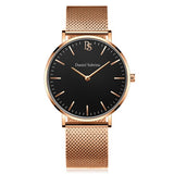 Simple Wristwatch Time Fashion Casual Life Waterproof Female Male Watches Quartz Watch Women Men Stainless Steel Strap