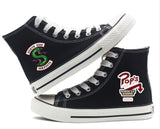Unisex Riverdale Southside Serpents canvas Shoes High top Flat Sneakers Shoes Women men Casual Printing Leisure Shoes