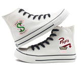 Unisex Riverdale Southside Serpents canvas Shoes High top Flat Sneakers Shoes Women men Casual Printing Leisure Shoes
