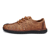 Vancat 2018 New Summer Comfortable Casual Shoes Loafers Men Shoes Quality Split Leather Shoes Men Flats Hot Sale Moccasins Shoes