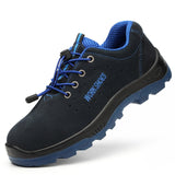 Weweya Man Big Size Piercing Outdoor Shoes Men Steel Toe Cap Military Safety Work Boots Camouflage Puncture Indestructible Shoes
