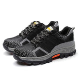 Weweya Man Big Size Piercing Outdoor Shoes Men Steel Toe Cap Military Safety Work Boots Camouflage Puncture Indestructible Shoes