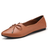 Ysoul Women Flats Shoes 2019 Spring Leather Shoes Ladies Slip-on Loafer Boat Zapatillas Mujer Flat buty damskie chaussures femme