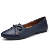 Ysoul Women Flats Shoes 2019 Spring Leather Shoes Ladies Slip-on Loafer Boat Zapatillas Mujer Flat buty damskie chaussures femme