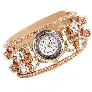 Luxury Brand Women's Watch Leather Bracelet