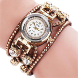 Luxury Brand Women's Watch Leather Bracelet