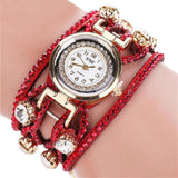 Luxury Brand Women's Watch Leather Bracelet