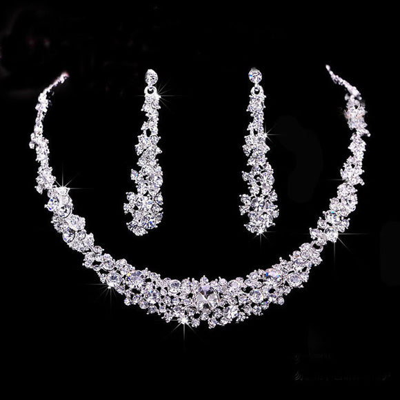 Crystal Bridal Jewelry Sets Hotsale Necklace