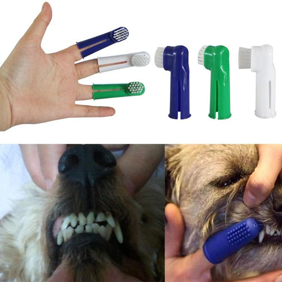 Pet Finger Toothbrush Teeth Cleaner Tool