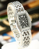 Silver Bracelet Women'S Watch Rhinestone