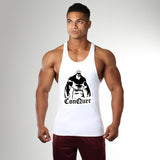 Men Gym Sport Top Tanks Graphic Prints