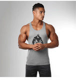 Men Gym Sport Top Tanks Graphic Prints