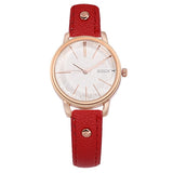 Luxury Rose Gold Women's Watch Leather Watch
