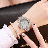 Fashion new women's watch steel belt watch quartz watch